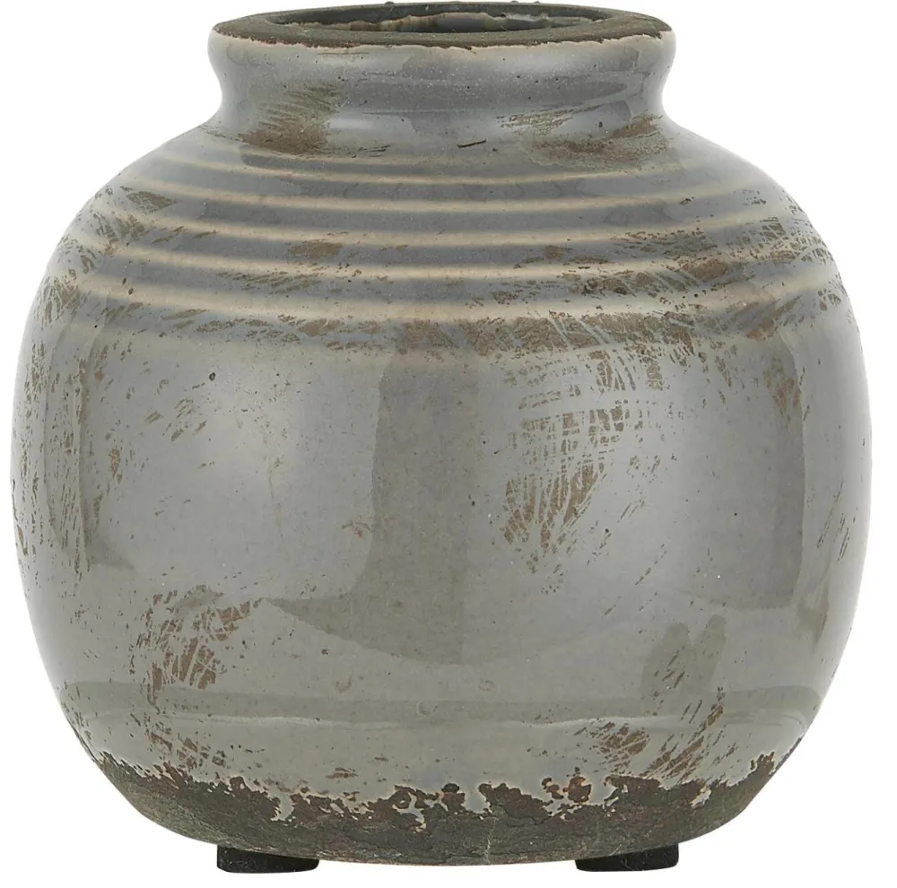 Sale IB Laursen Mini Vase mit Rillen