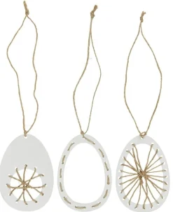 Discount IB Laursen Osterei mit Schnur 3er Set