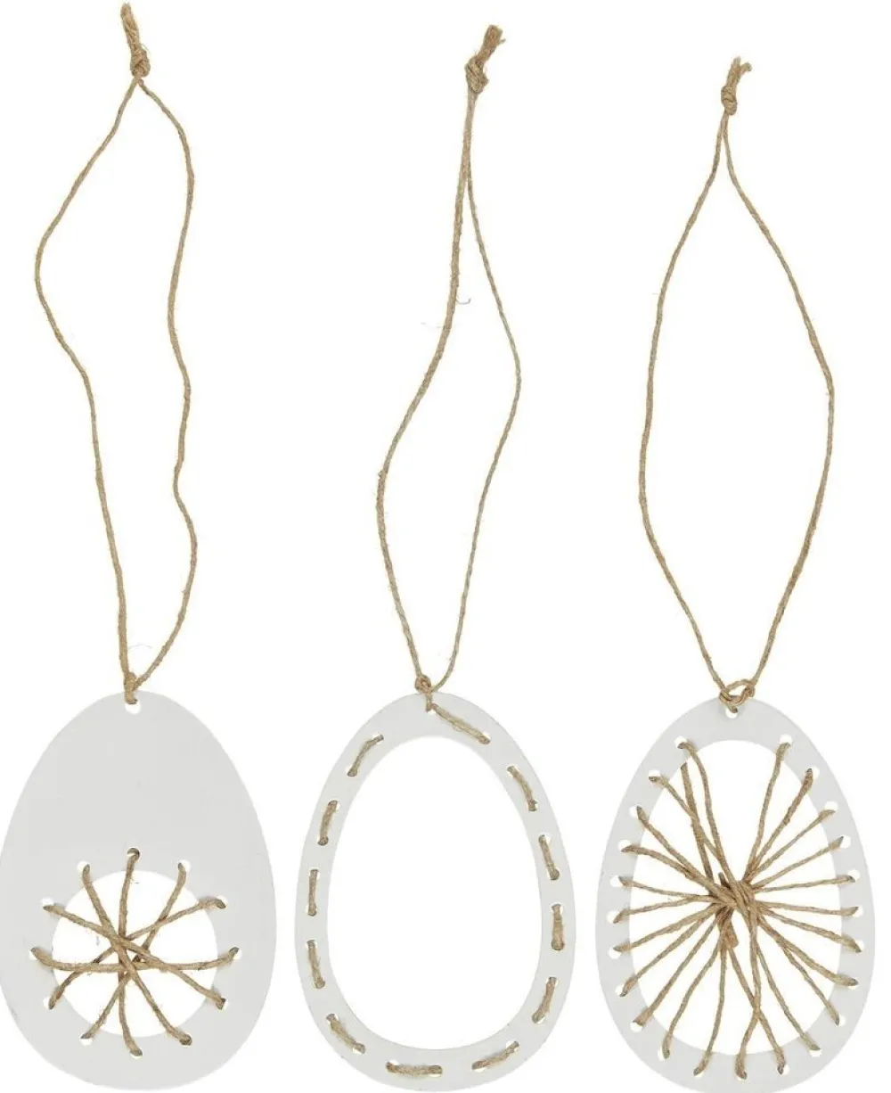 Discount IB Laursen Osterei mit Schnur 3er Set
