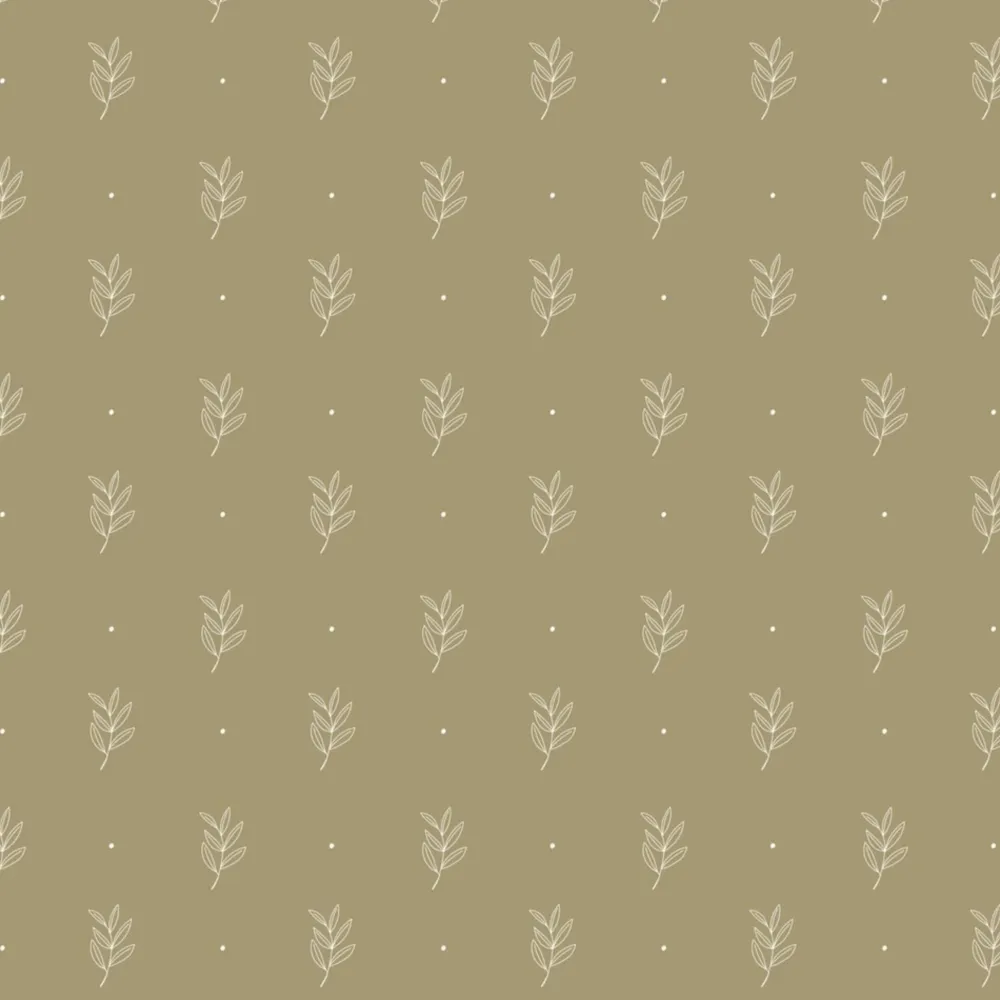 Clearance IB Laursen Papier Serviette mit Blattmuster 50er