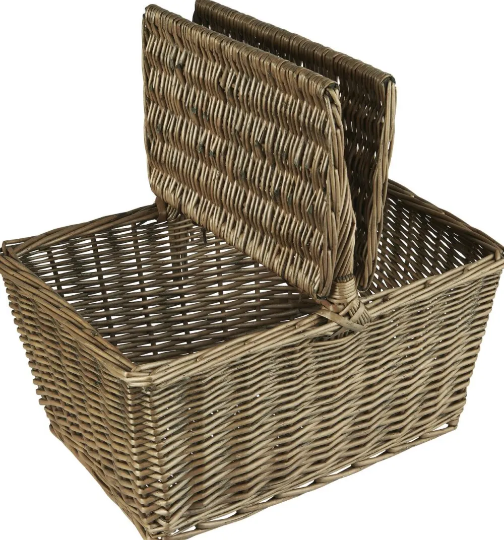 Sale IB Laursen Picknickkorb mit Deckel und Henkel