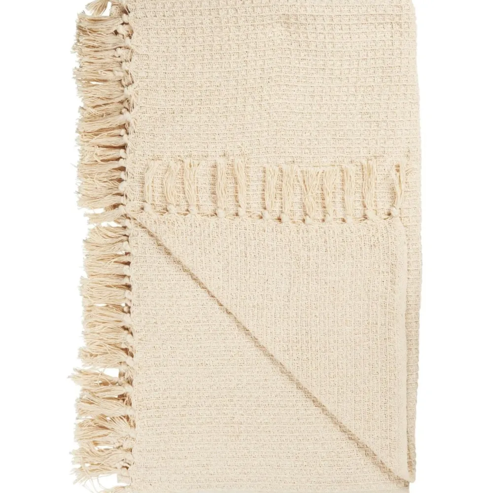 Discount IB Laursen Plaid creme mit Waffelmuster