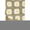 Outlet IB Laursen Plaid gehäkelt mit Blumenmuster