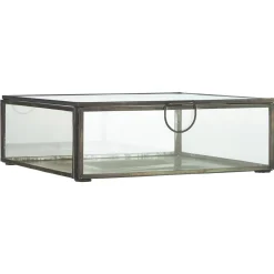 Clearance IB Laursen Quadratische Glasbox mit Deckel