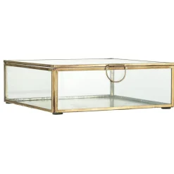 Clearance IB Laursen Quadratische Glasbox mit Deckel
