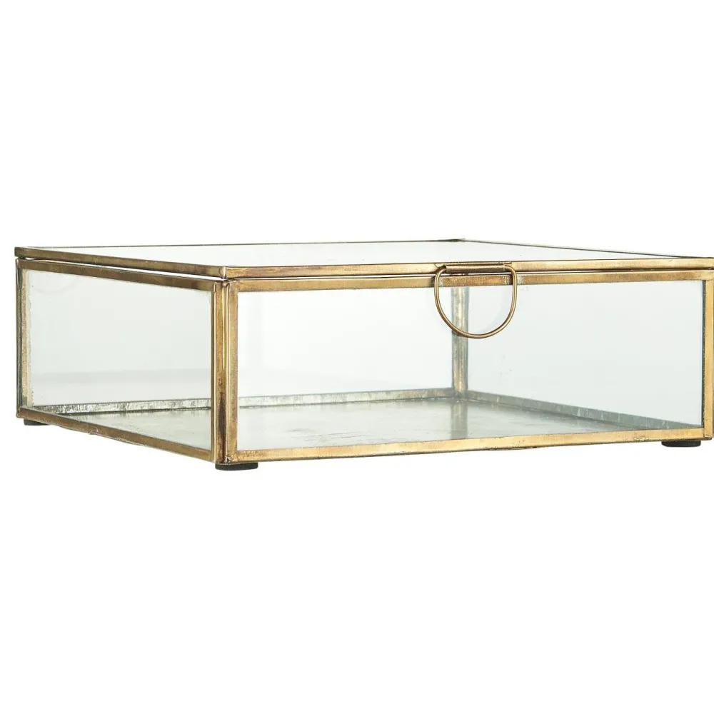 Clearance IB Laursen Quadratische Glasbox mit Deckel