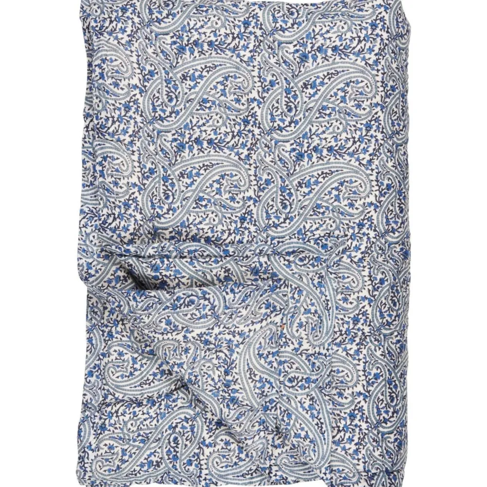IB Laursen Quilt Abby blaues Paisleymuster