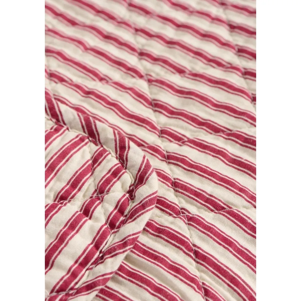 Best IB Laursen Quilt aus Baumwolle mit Streifen