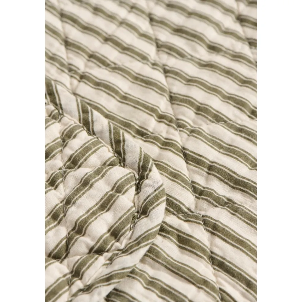 Best IB Laursen Quilt aus Baumwolle mit Streifen
