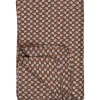 New IB Laursen Quilt dunkelbraun-blau mit Blumenmuster