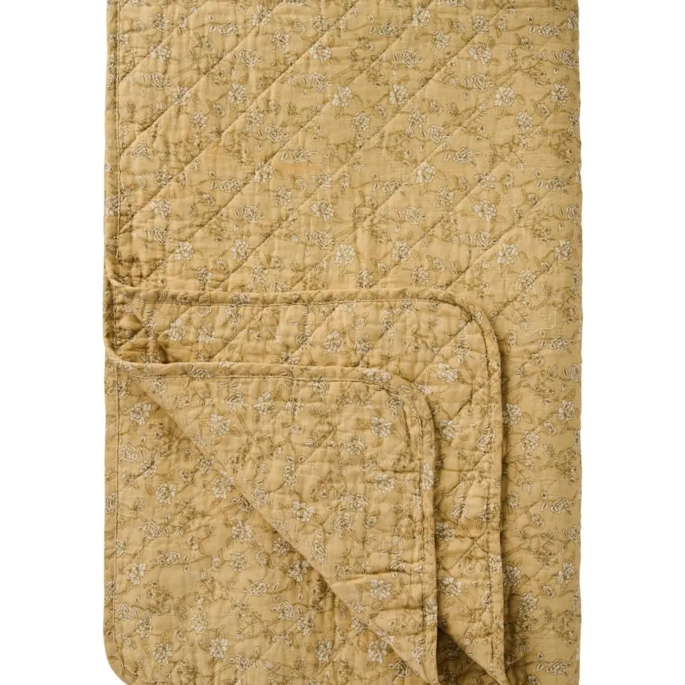 New IB Laursen Quilt mit Gelben Blumenranken