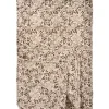 Clearance IB Laursen Quilt mit milky brown Blattmuster