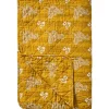 Sale IB Laursen Quilt mustard mit Paisleymuster, gesteppte Decke