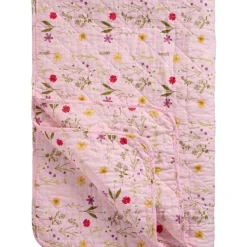 Discount IB Laursen Quilt rosa mit Gartenblumen
