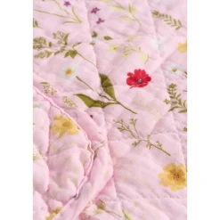 Discount IB Laursen Quilt rosa mit Gartenblumen