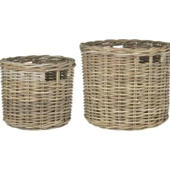 New IB Laursen Rattan Korbsatz mit Griffen