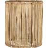 Hot IB Laursen Runder Kerzenhalter Rattan