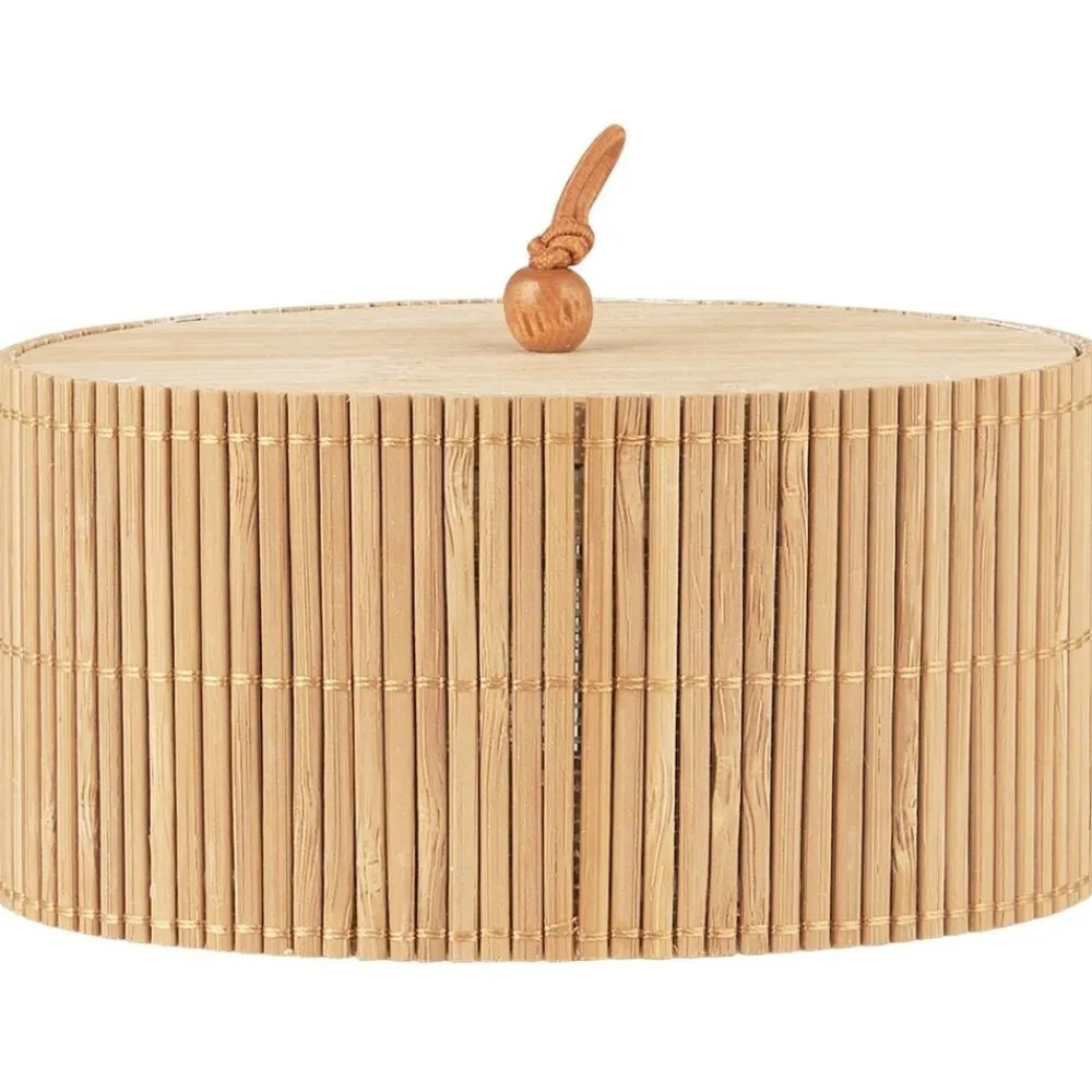 Sale IB Laursen Schachtel mit Bambusdeckel oval