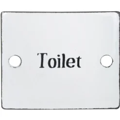 Best IB Laursen Schild aus Emaille Toilet