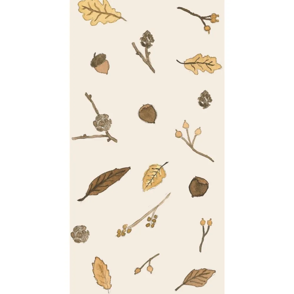 Outlet IB Laursen Serviette mit Herbstblättern 16 Stck