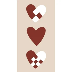 Discount IB Laursen Serviette Weihnachtsherzen 16 Stck