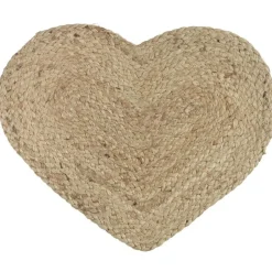 Hot IB Laursen Setzgedeck Herz aus Jute