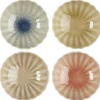 Best Ib Laursen Steingut Schale Blumenförmig 4er Set