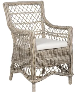 Clearance IB Laursen Stuhl aus Rattan mit Kissen