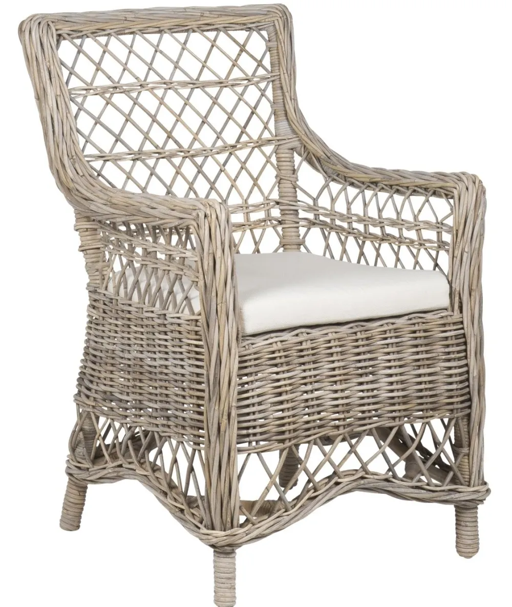 Clearance IB Laursen Stuhl aus Rattan mit Kissen
