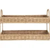 Sale IB Laursen Tablett mit 2 Etagen aus Rattan