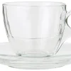Best IB Laursen Tasse mit Untertasse Glas