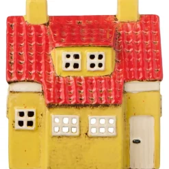 Clearance IB Laursen Teelicht Haus My Home Town gelb