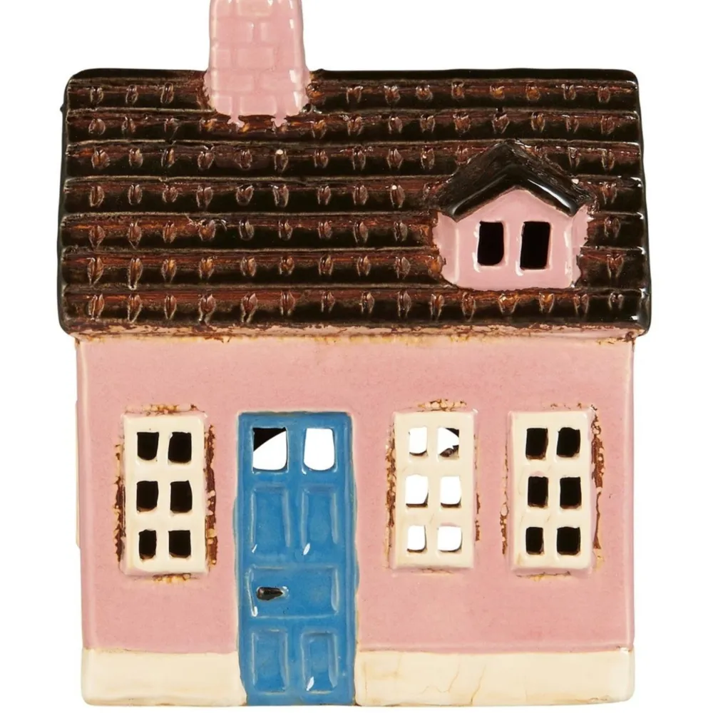Online IB Laursen Teelicht Haus aus Keramik My Home Town rosa