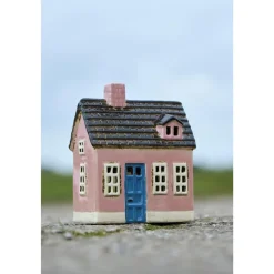 Online IB Laursen Teelicht Haus aus Keramik My Home Town rosa