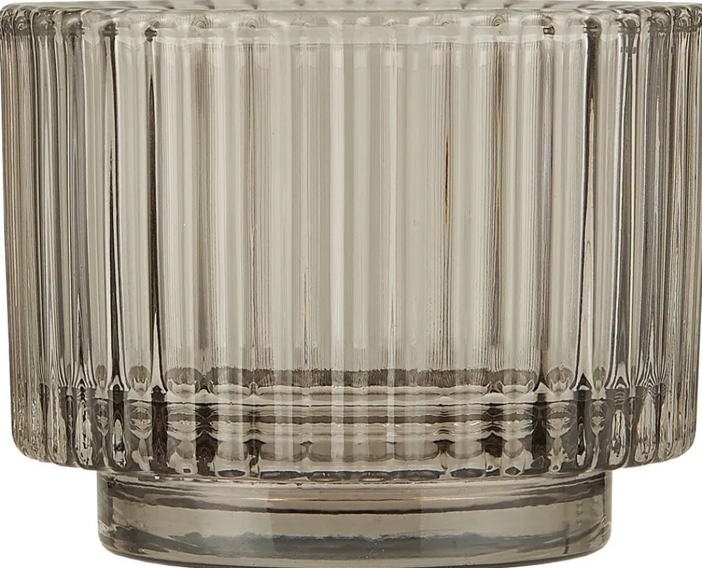 Outlet IB Laursen Teelichtglas gerillt Valencia Narrow