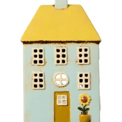 New IB Laursen Teelichthaus Nyhavn gelbes Dach mit Sonnenblume