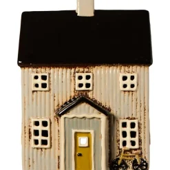 Discount IB Laursen Teelichthaus Visby braun mit schwarzem Dach