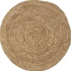Online IB Laursen Teppich rund natur Jute