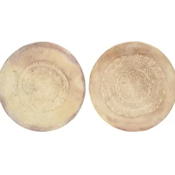 Discount IB Laursen Terrakotta Untersetzer Unika mit Muster