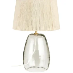 Sale IB Laursen Tischlampe Congo Glas mit Juteschirm