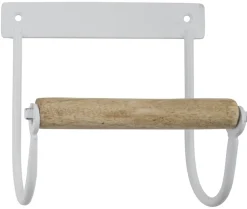 Hot IB Laursen Toilettenpapierhalter aus Metall mit Holzrolle