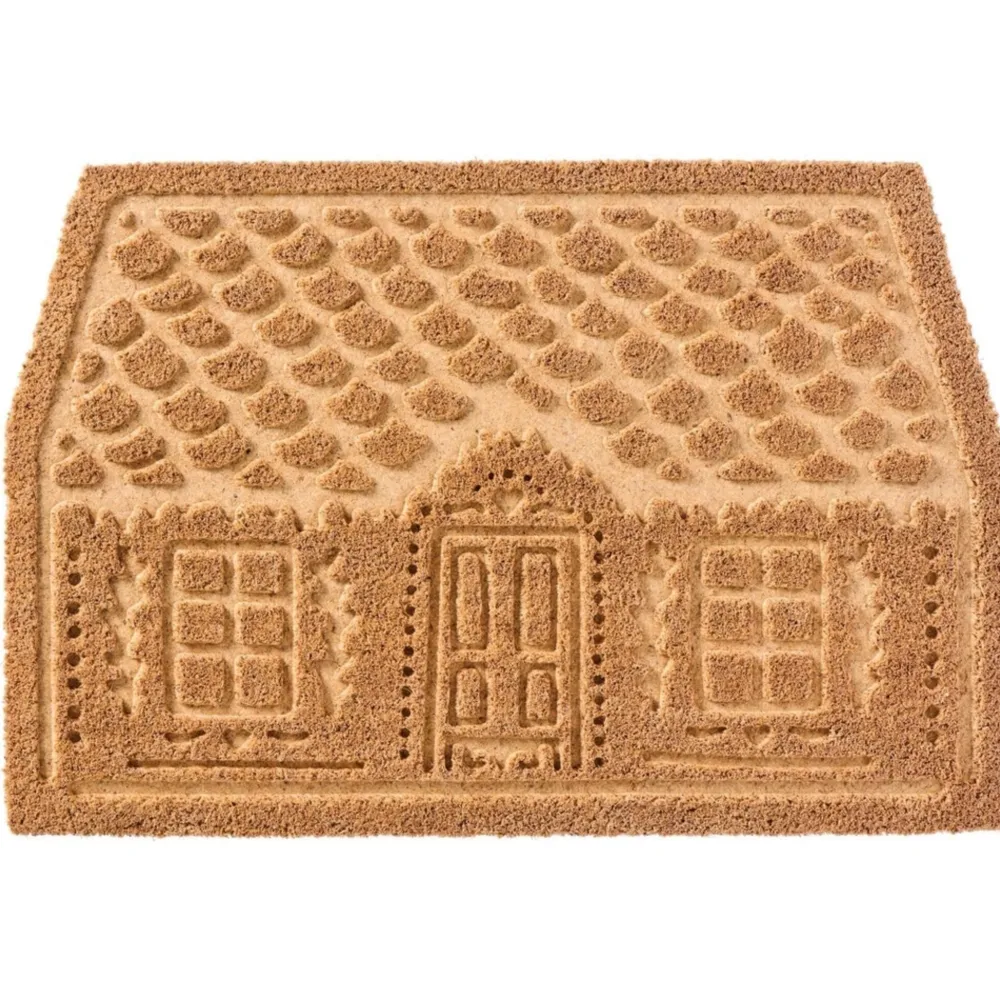 New IB Laursen Türmatte eingeprägtes Weihnachtshaus, Fußmatte Weihnachten