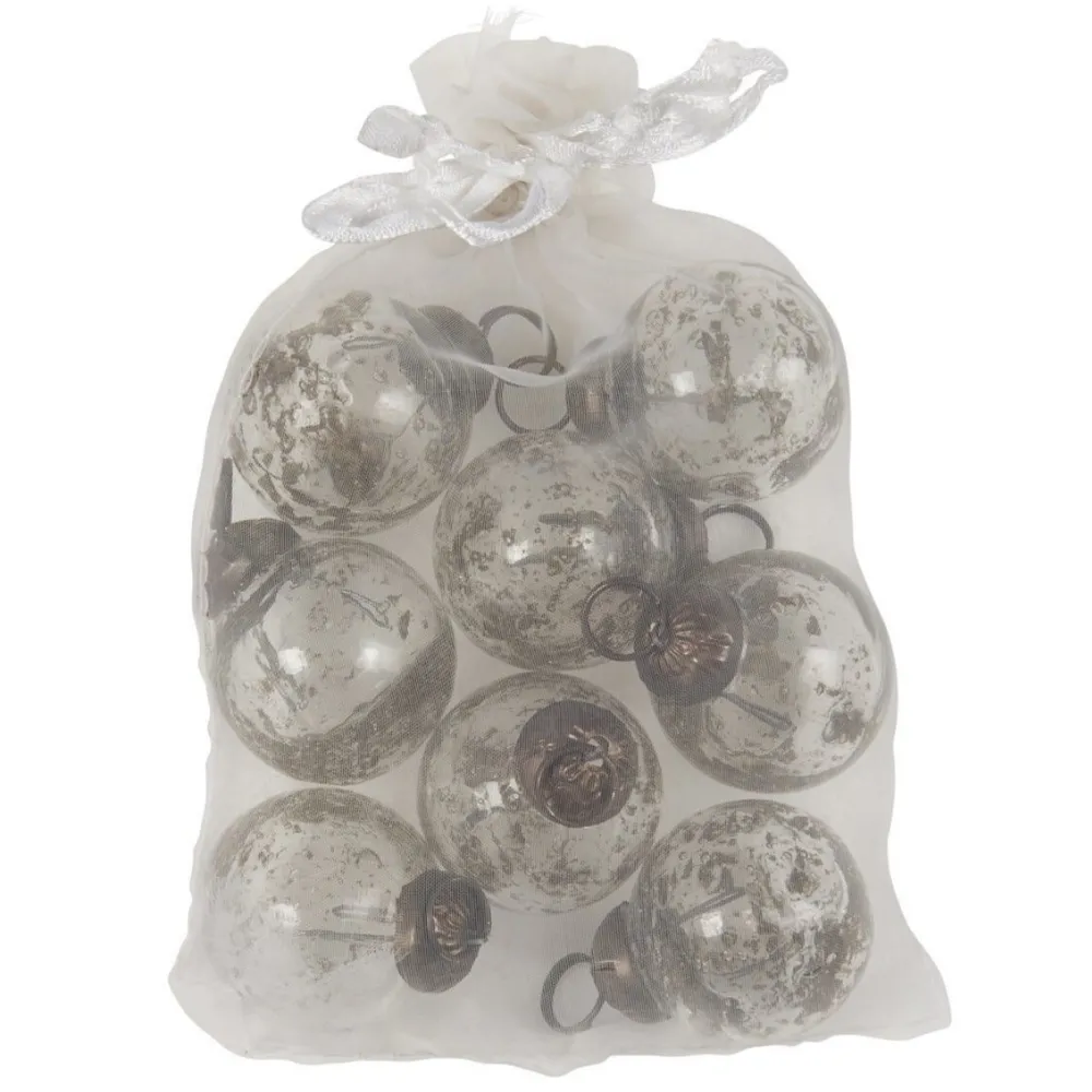 Outlet IB Laursen Tüte mit 8 Weihnachtskugeln mini