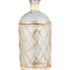 Clearance IB Laursen Vase, Flasche Glas mit Rattangeflecht