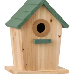 Best IB Laursen Vogelhäuschen aus Holz mit Reinigungsklappe