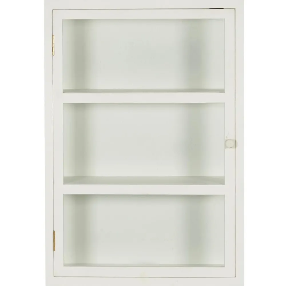Best IB Laursen Wandschrank Gilleleje mit 3 Ablagen und 3 Glasseiten