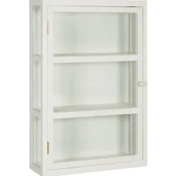 Best IB Laursen Wandschrank Gilleleje mit 3 Ablagen und 3 Glasseiten