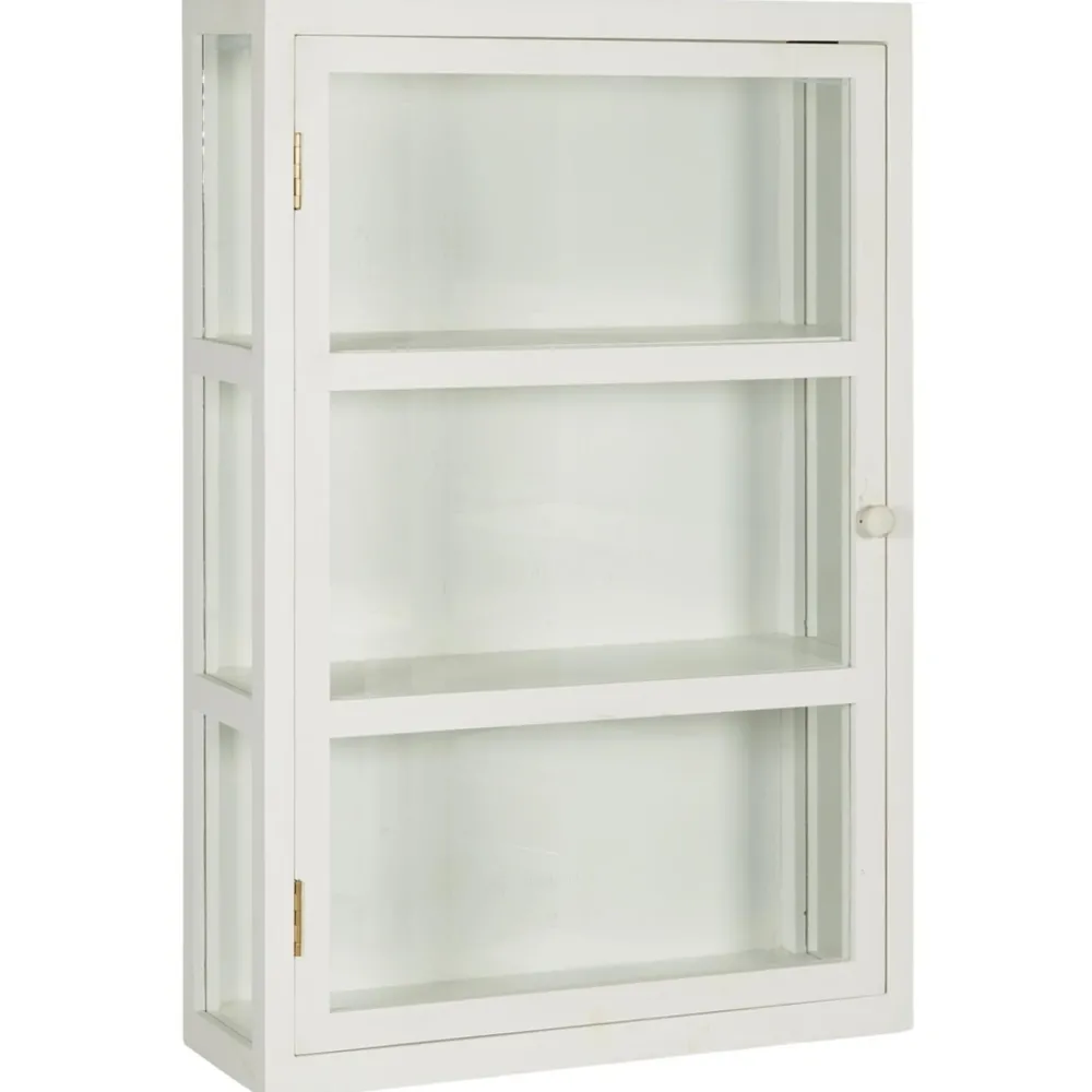 Best IB Laursen Wandschrank Gilleleje mit 3 Ablagen und 3 Glasseiten
