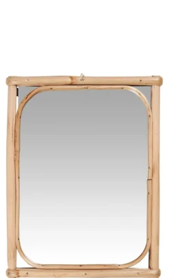 Outlet IB Laursen Wandspiegel Bambuskante