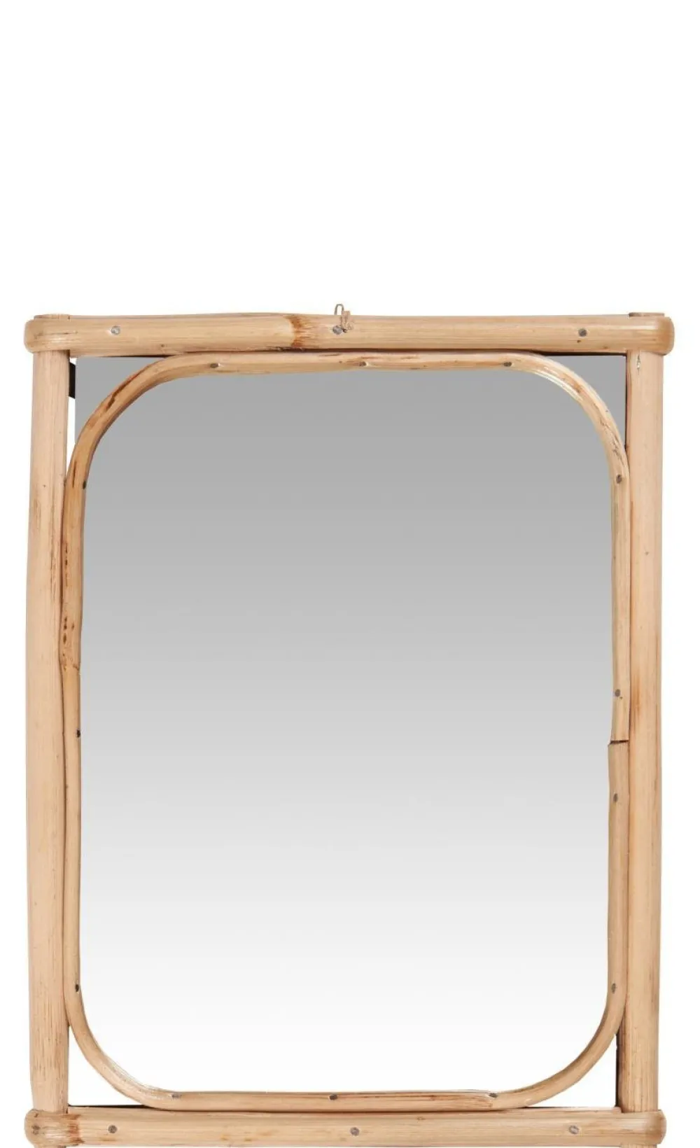 Outlet IB Laursen Wandspiegel Bambuskante